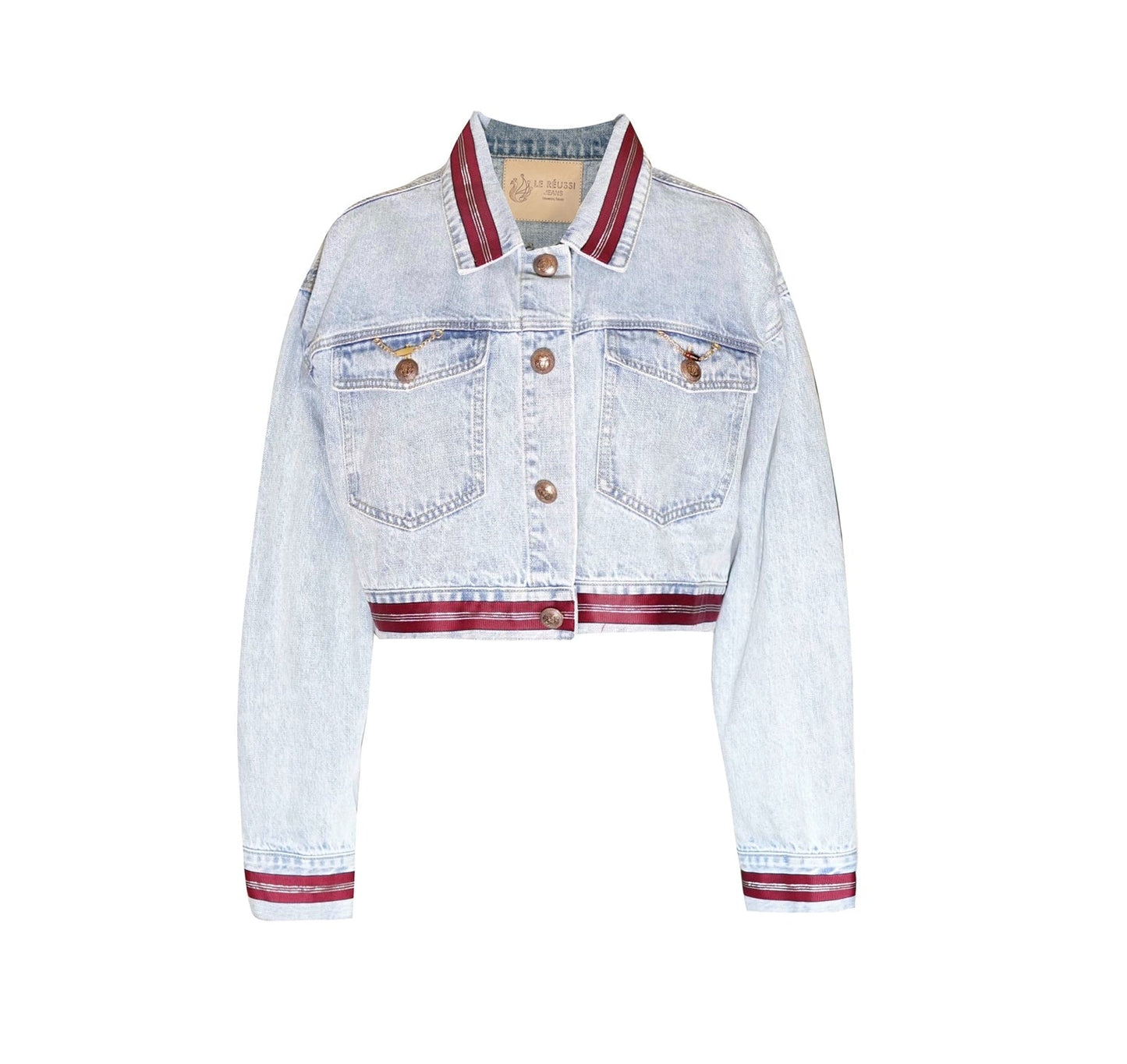 Maëlle Structured Cotton Denim Jacket