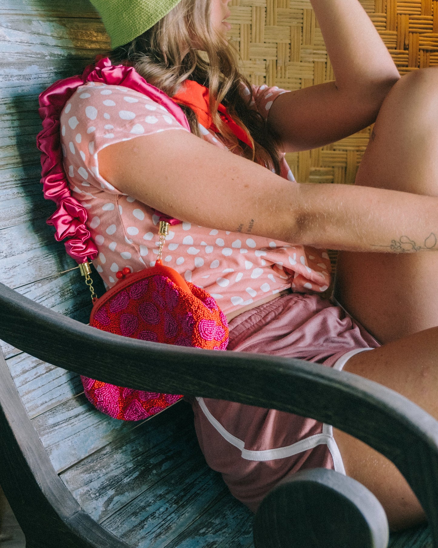 Lani Runner Desert Rose Bamboo Shorts
