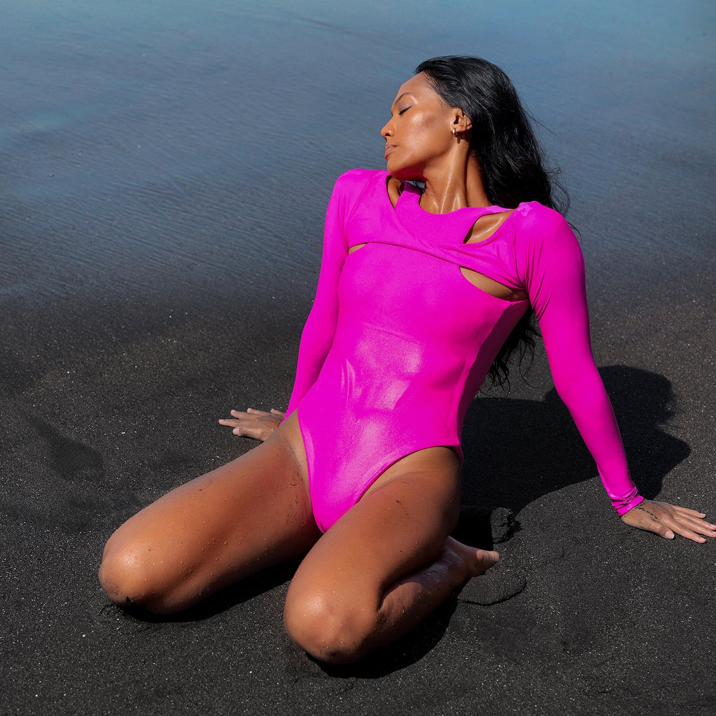Astra Hot Pink Swimsuit Set
