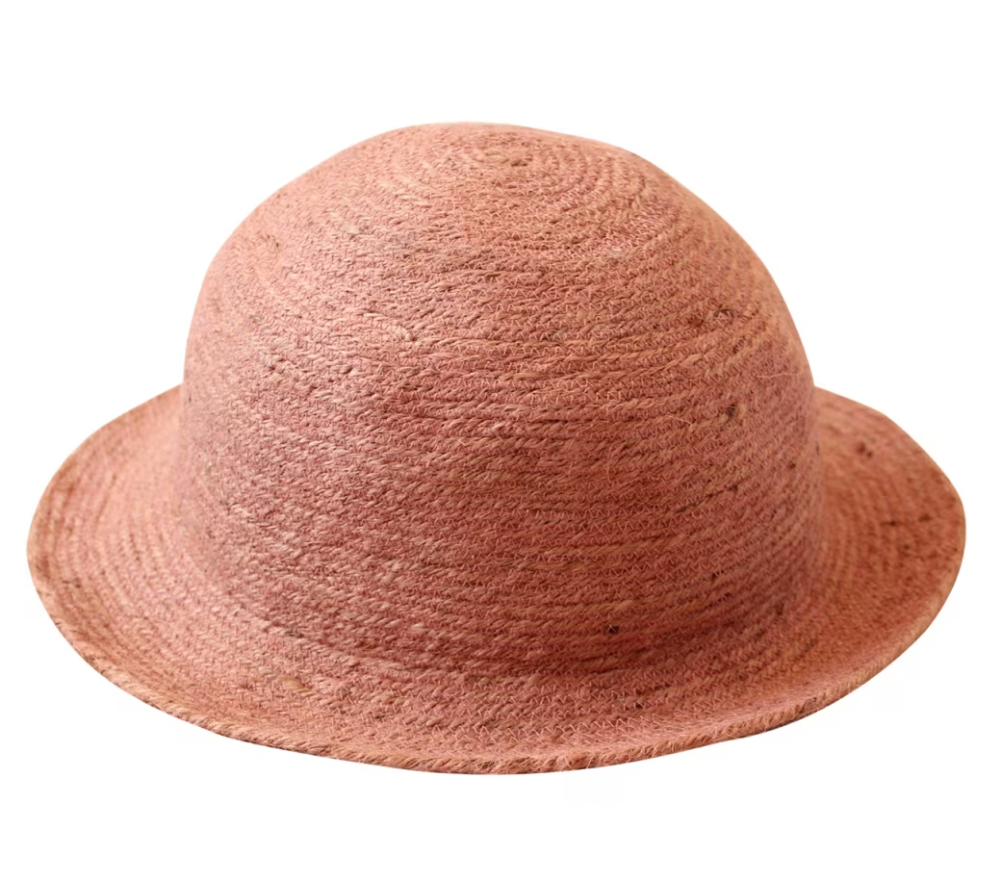 LYRA Textured Safari Hat, Rose Dust