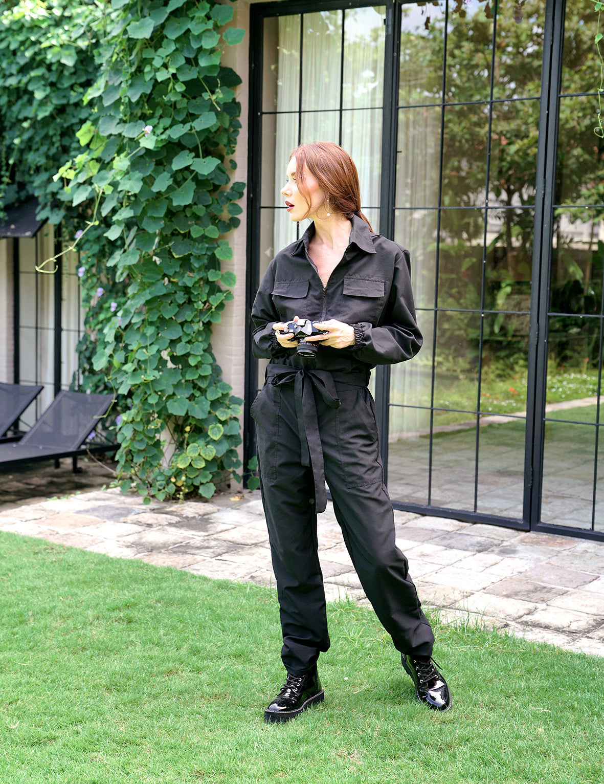 Noor Black Jumpsuit