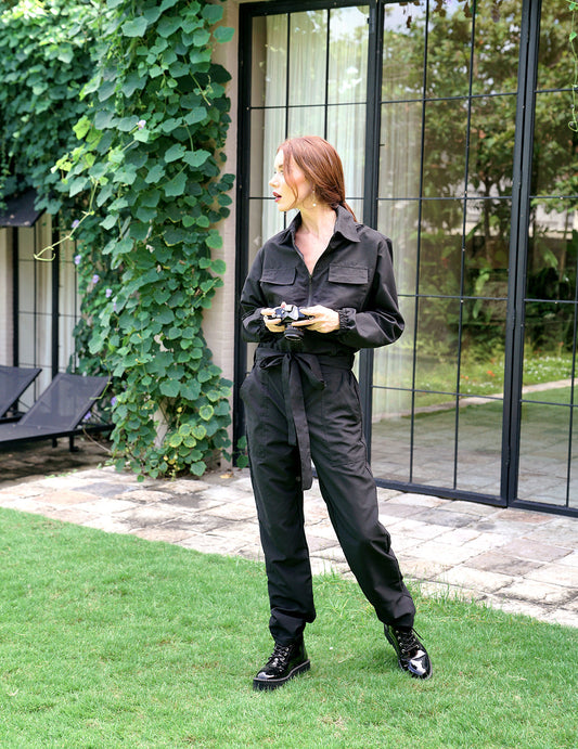 Noor Black Jumpsuit