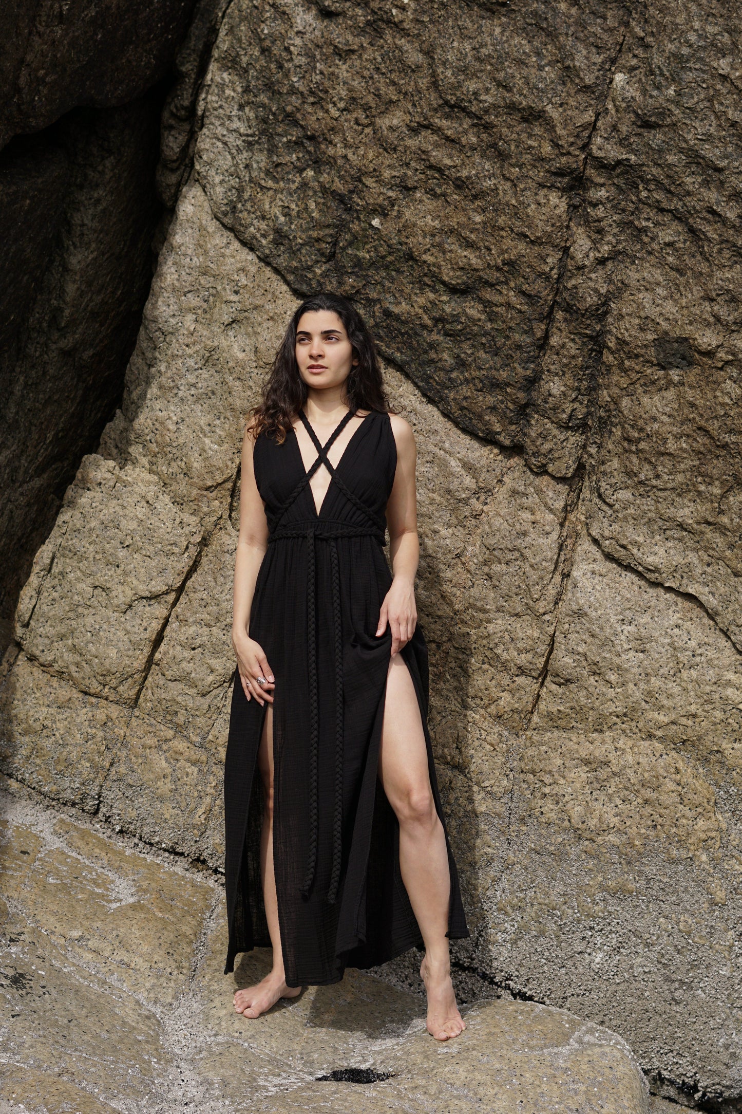 Seren Organic Cotton Boho Maxi Dress