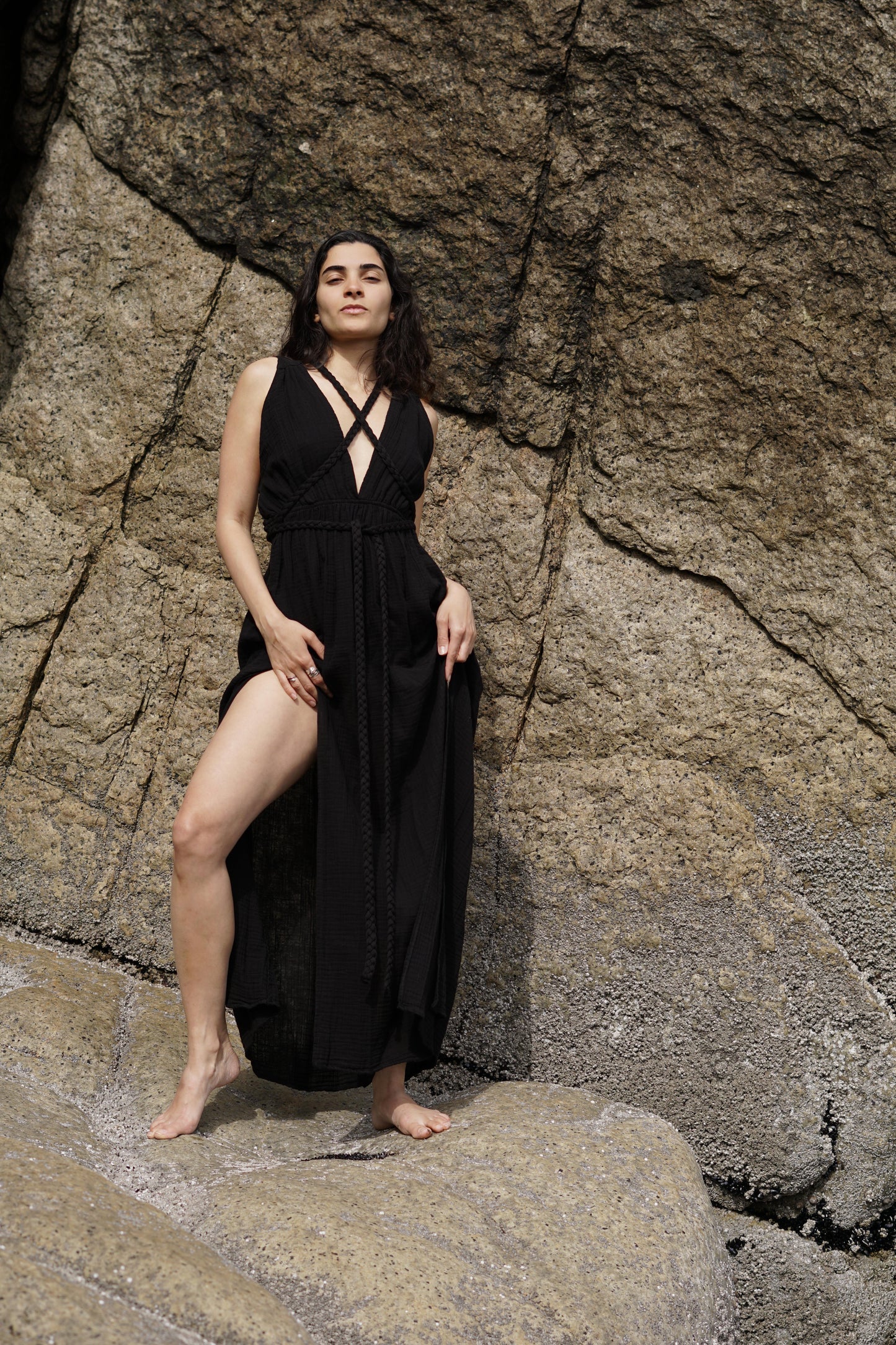 Seren Organic Cotton Boho Maxi Dress