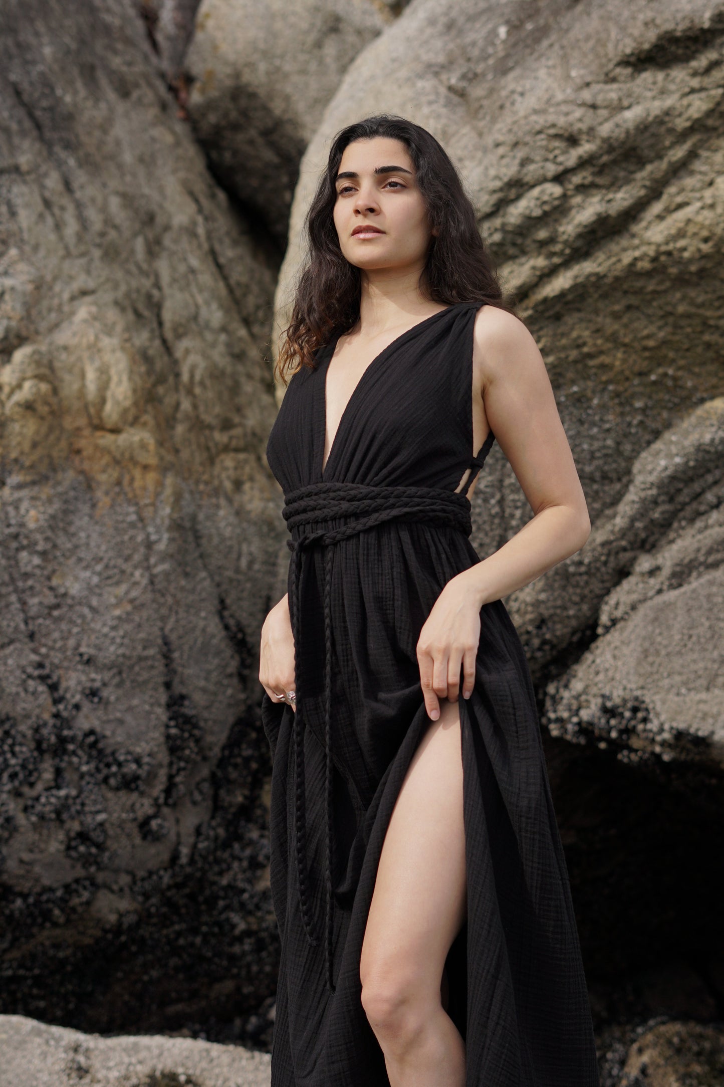 Seren Organic Cotton Boho Maxi Dress