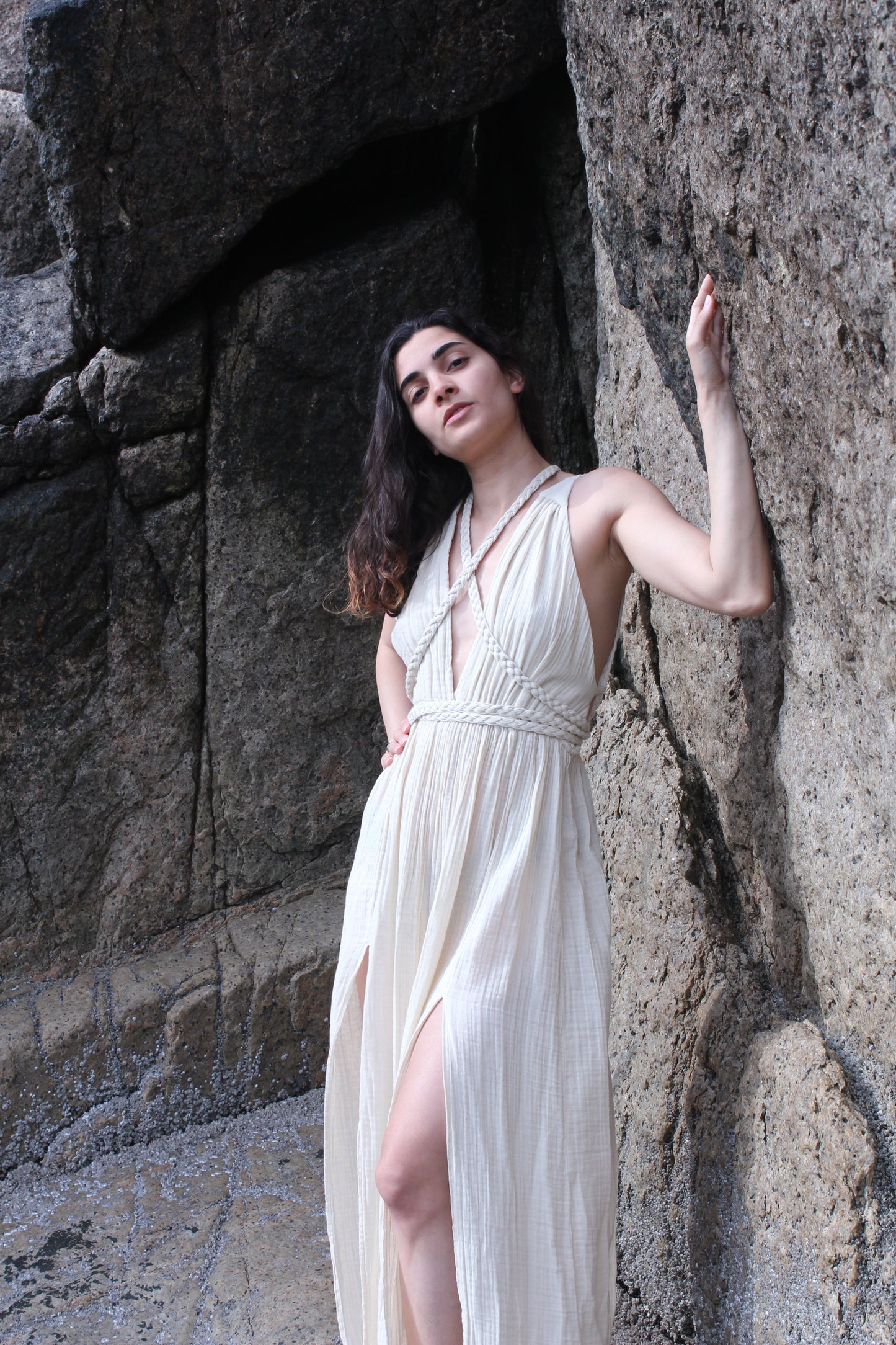 Seren Organic Cotton Boho Maxi Dress