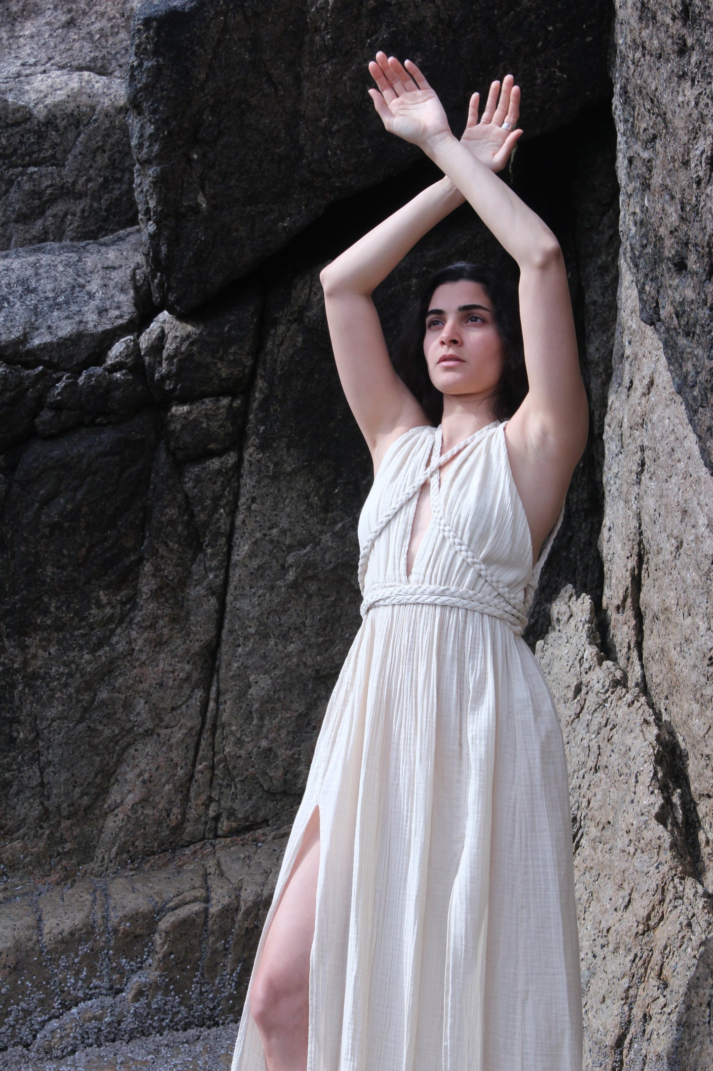 Seren Organic Cotton Boho Maxi Dress
