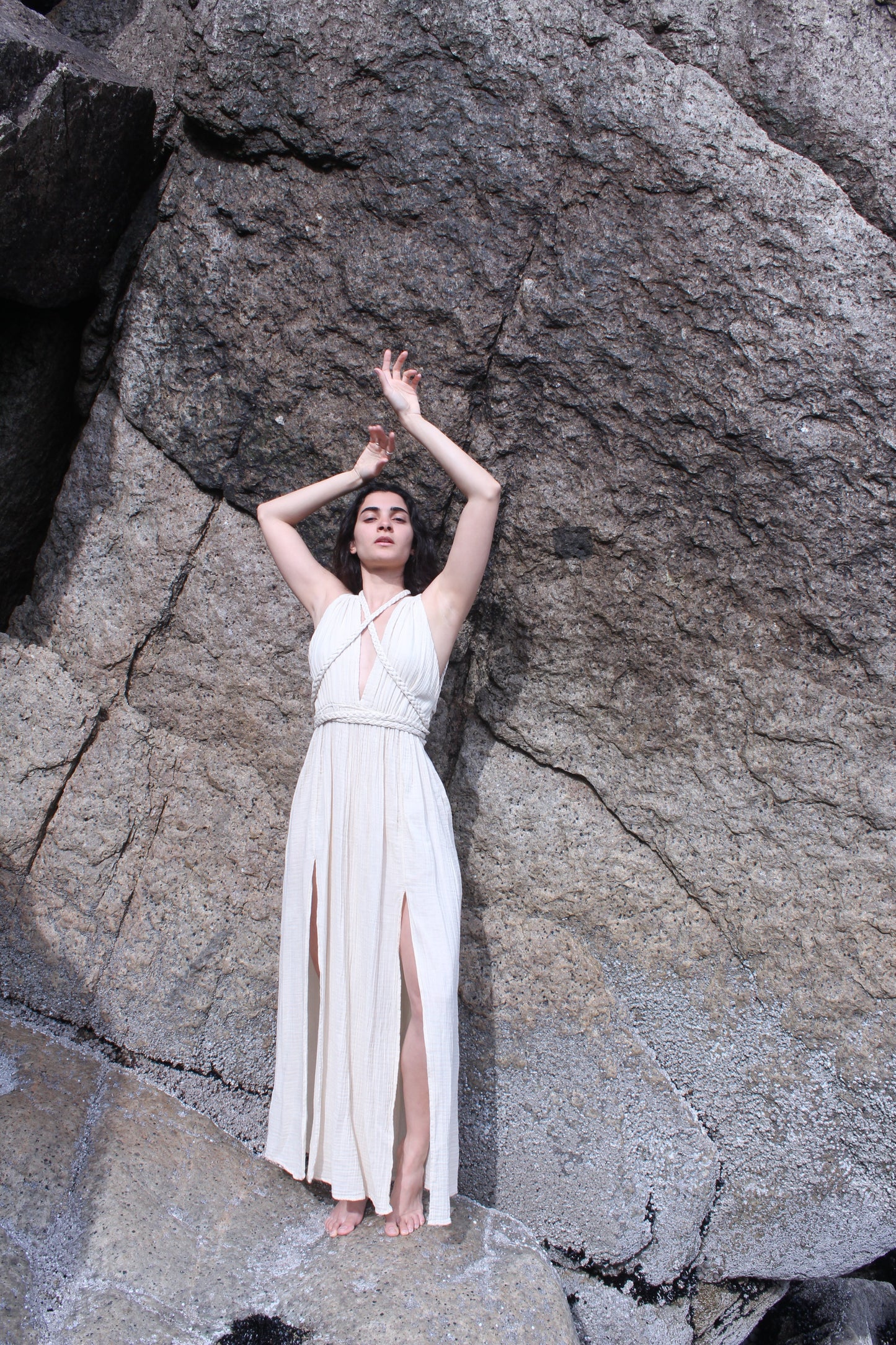 Seren Organic Cotton Boho Maxi Dress