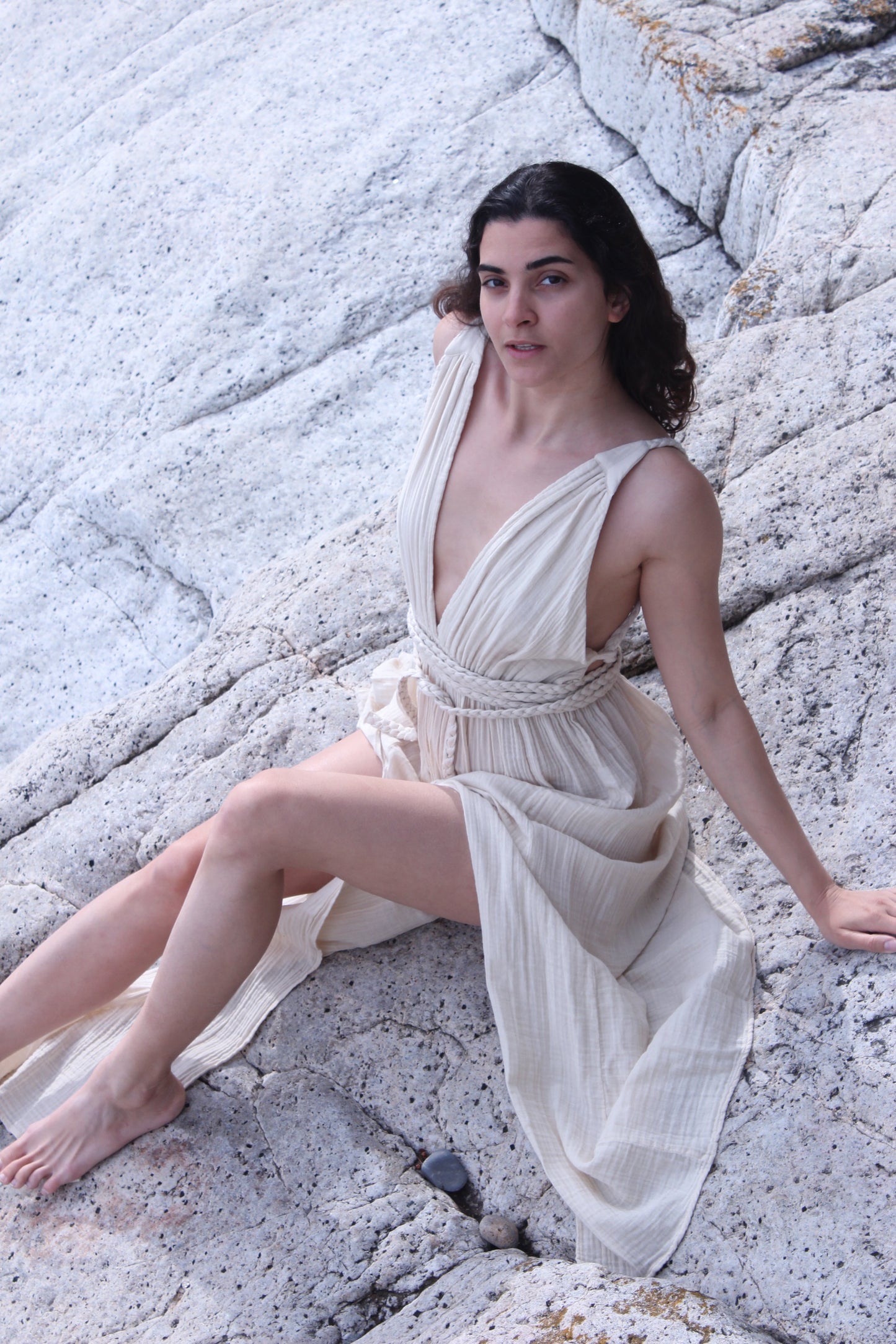 Seren Organic Cotton Boho Maxi Dress
