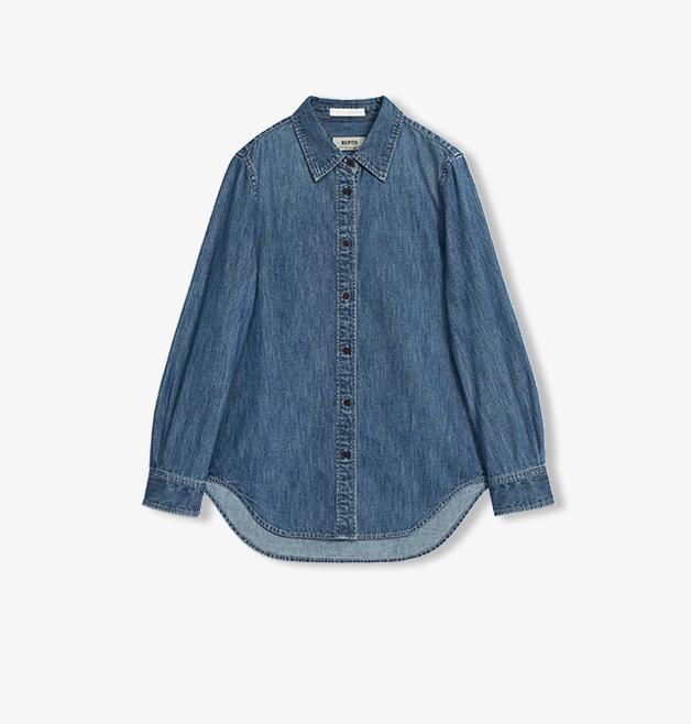 Ardène Italian Denim Tailored Shirt