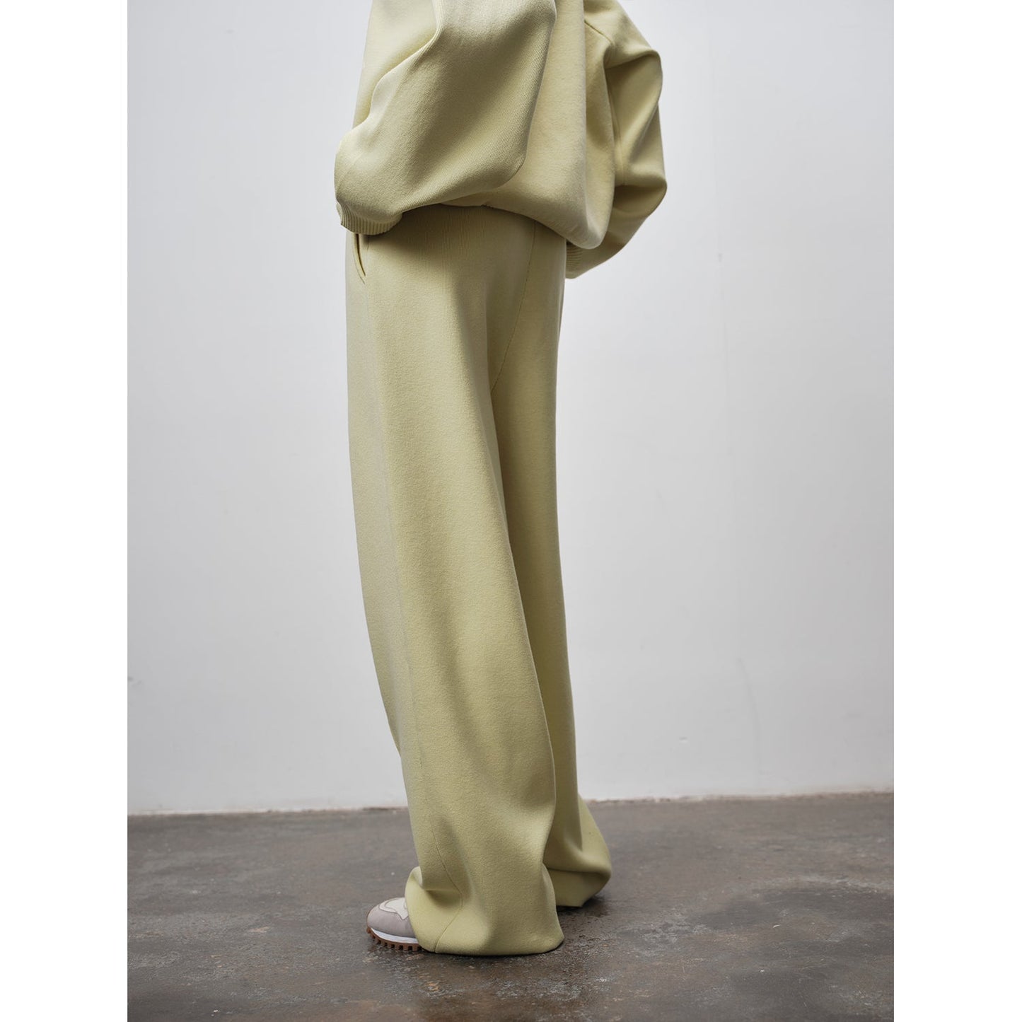 Auriane Wool-Blend Straight Knit Pants