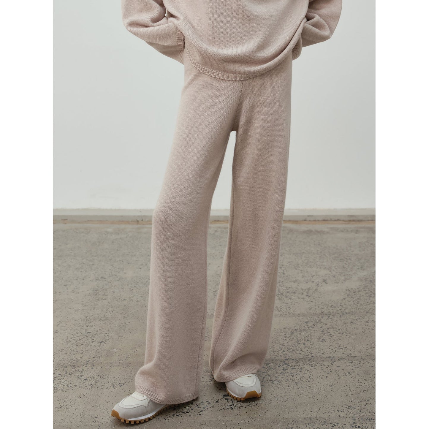 Solange Merino Wool Knit Set, Top & Pants